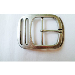 DOMLEATHERS DOMLEATHERS ΜΕΤΑΛΛΙΚΗ ΑΓΚΡΑΦΑ ΖΩΝΗΣ OLD SILVER IT50Α No 50