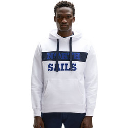 North Sails Ανδρικό Φούτερ με Κουκούλα & Τσέπες Λευκό 691554-0101