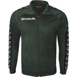 Givova Giacca Tricot Band Ανδρική Ζακέτα Φούτερ με Φερμουάρ Χακί BA13-0051