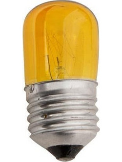 ΛΑΜΠΑΚΙ E27 5W 230V COLOR ΝΥΧΤΟΣ Κίτρινο EUROLAMP (147-88173) 10353