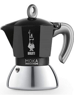 Bialetti Moka Induction Μπρίκι Espresso 2Cups Μαύρο