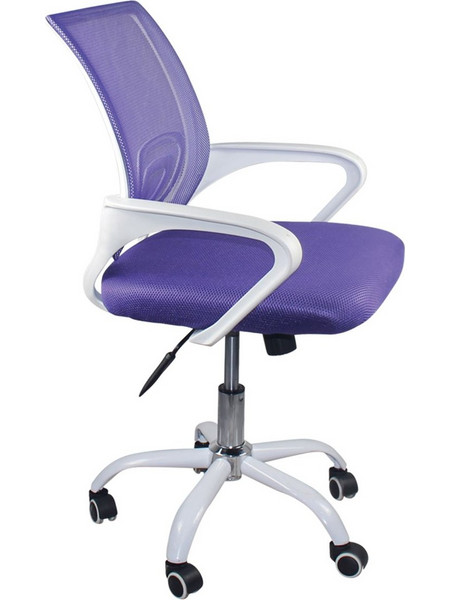 Woodwell BF2101-SW Καρέκλα Γραφείου με Στήριξη Μέσης και Ανάκλιση Μωβ ΕΟ254,2SW