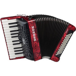 HOHNER Bravo II 60 RD A16972 Silent Key Ακκορντεόν Kόκκινο