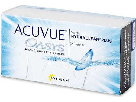 Acuvue Oasys Ημερήσιοι Φακοί Επαφής Σιλικόνης Υδρογέλης με Φίλτρο UV 24τμχ