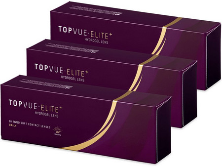 TopVue Elite Ημερήσιοι Φακοί Επαφής Υδρογέλης 90τμχ