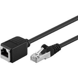 Goobay F/UTP Cat.5e Καλώδιο Δικτύου Ethernet 10m Black
