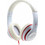 Gembird Los Angeles Ενσύρματα Ακουστικά Over Ear με Noise Canceling Λευκά