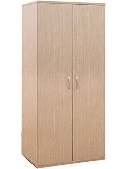 Δίφυλλη Ντουλάπα Ρούχων Δρυς 80x54x184cm 46-05-266