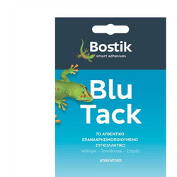 Bostik Blu Tack επαναχρησιμοποιήσιμη κόλλα σε μορφή πλαστελίνης 50gr