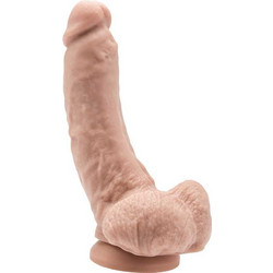 ToyJoy Get Real 8" Natural Ρεαλιστικό Dildo με Βεντούζα & Όρχεις 20cm Flesh
