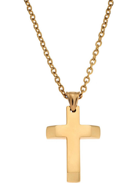 ΜΕΝΤΑΓΙΌΝ ΣΤΑΥΡΌΣ PUPPIS GOLD STAINLESS STEEL - PUP79373G