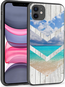 Θήκη iPhone 11 Black TPU - Wooden Beach