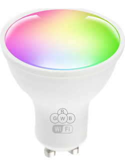 POWERTECH Smart λάμπα LED GU10-001, Wi-Fi, 5W, GU10, RGB 2700-6500K