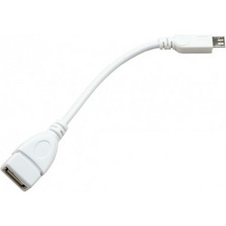 Raspberry Pi Zero USB Adaptor White (USB OTG Host Cable)