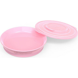 Twistshake Πιάτο Αντιολισθητικό Pink