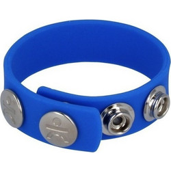 Kinksters Cock Ring Strap Silicone Ρυθμιζόμενα Δαχτυλίδι Πέους Σιλικόνης Μπλε