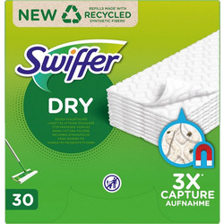 Swiffer Clean & Fresh Ανταλλακτικά Στεγνά Πανάκια Για Το Πάτωμα -30 τμχ