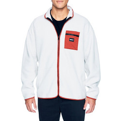 Hurley Byron Burrrito Ανδρική Ζακέτα Fleece με Φερμουάρ Μπεζ MFT0009440-H072