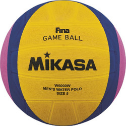 ΜΠΑΛΑ WATER POLO MIKASA W6000W ΚΙΤΡΙΝΗ (5)