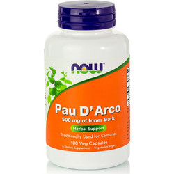 Now Foods Pau D' Arco 500mg 100 Κάψουλες