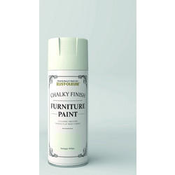 Rust-Oleum Chalky Finish Furniture Χρώμα Κιμωλίας Σπρέι Antique Λευκό 400ml