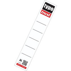 Typotrust Ετικέτα για Κλασέρ με Ράχη 4cm KP40000 (25τμχ)