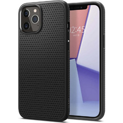Spigen Liquid Air Back Cove Black (iPhone 12 / 12 Pro)