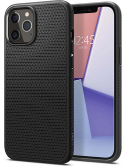 Spigen Liquid Air Back Cove Black (iPhone 12 / 12 Pro)