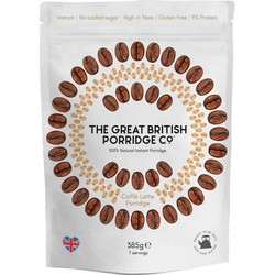 The Great British Porridge Caffe Latte Nιφάδες Βρώμης με Γεύση Καφέ, 385gr