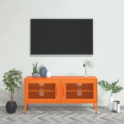 vidaXL Έπιπλο Τηλεόρασης Μεταλλικό Μ105xΠ35xΥ50cm 336237