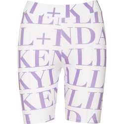 Kendall + Kylie Γυναικείο Κολάν Ποδηλατικό Ψηλόμεσο Μωβ KKW3601703