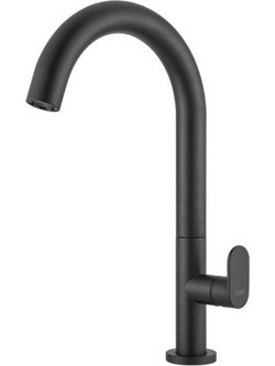 Μπαταρία Νιπτήρος Υψηλή SLIM BLACK MATT 500041-400 ARMANDO VICARIO