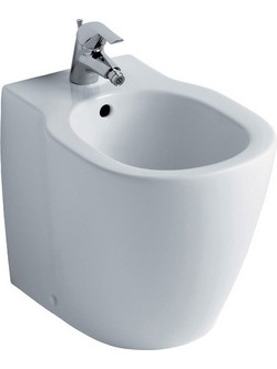 Ideal Standard Connect Μπιντέ Τουαλέτας Μπάνιου Επιδαπέδιο Back Τo Wall 36χ54,5
