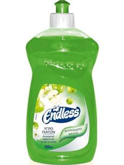 Καθαριστικό υγρό πιάτων Endless 500ml Μήλο