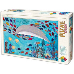 Puzzle D-Toys Dolphins 1000 Κομμάτια