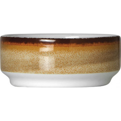 Μπώλ Πορσελάνινο Στοιβαζόμενο Καφέ 7cm Sahara