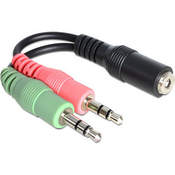 DeLock 2x 3.5mm male - 3.5mm female (65459)