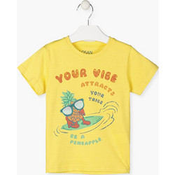 Losan Παιδικό T-Shirt Κοντομάνικο Κίτρινο 115-1200AL