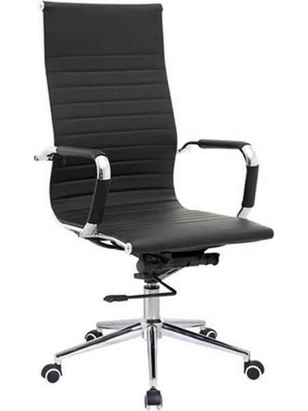 Woodwell BF3300 Καρέκλα Γραφείου με Ανάκλιση Μαύρη EO276