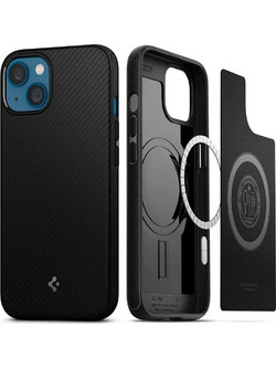Spigen Core Armor Back Cover with MagSafe Black (iPhone 13)