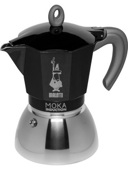 Bialetti Moka Induction Μπρίκι Espresso 6Cups Μαύρο