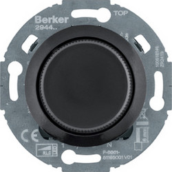 Ρυθμιστής Φωτισμού Universal 420W / LED 100W 1930 Glass Μαύρο Berker