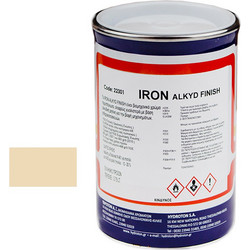 Hydroton Iron Alkyd Finish Βερνικόχρωμα Μετάλλου Μπεζ Ral-1015 Gloss 0.75lt