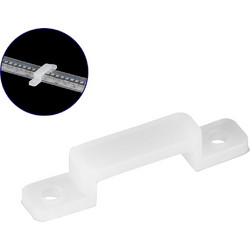 GLOBOSTAR(R) IPTUBE-C 70907 Βάση Στήριξης για Κανάλι Σιλικόνης Στεγανοποίησης Αδιάβροχο IP68 - Διάφανο - Μ3.2 x Π0.6 x Υ0.5cm 70907