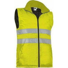 Ανακλαστικό Γιλέκο εργασίας με επένδυση Valento Highway yellow