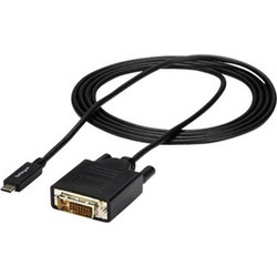 StarTech USB 2.0 Cable USB-C male - DVI-D male Μαύρο 2m (CDP2DVIMM2MB)