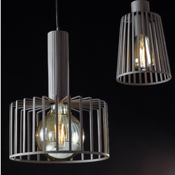LUCE I-DAYTON-S25 BRO Κρεμαστό Φωτιστικό Οροφής Μονόφωτο E27