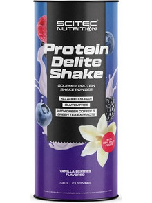Scitec Nutrition Protein Delite Shake Vanilla Berry Πρωτεΐνη Ορού Γάλακτος Χωρίς Γλουτένη 700gr