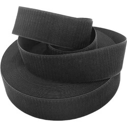 Velcro Ταινία - (Χριτς Χρατς)Μαύρο Σκληρό 2,5cm Ραφτό