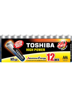 Toshiba High Power AAA 12τμχ